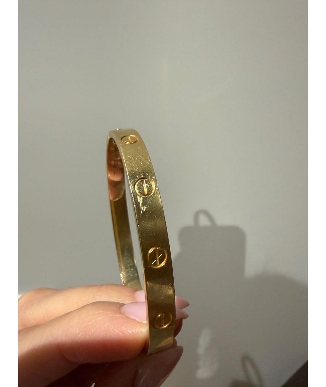 CARTIER Золотой браслет из желтого золота, фото 7