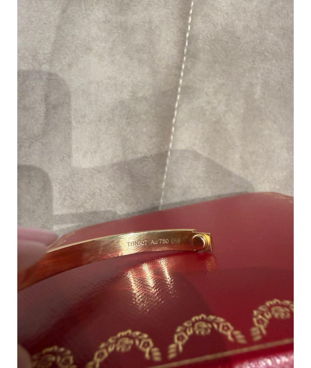 CARTIER Золотой браслет из желтого золота, фото 4