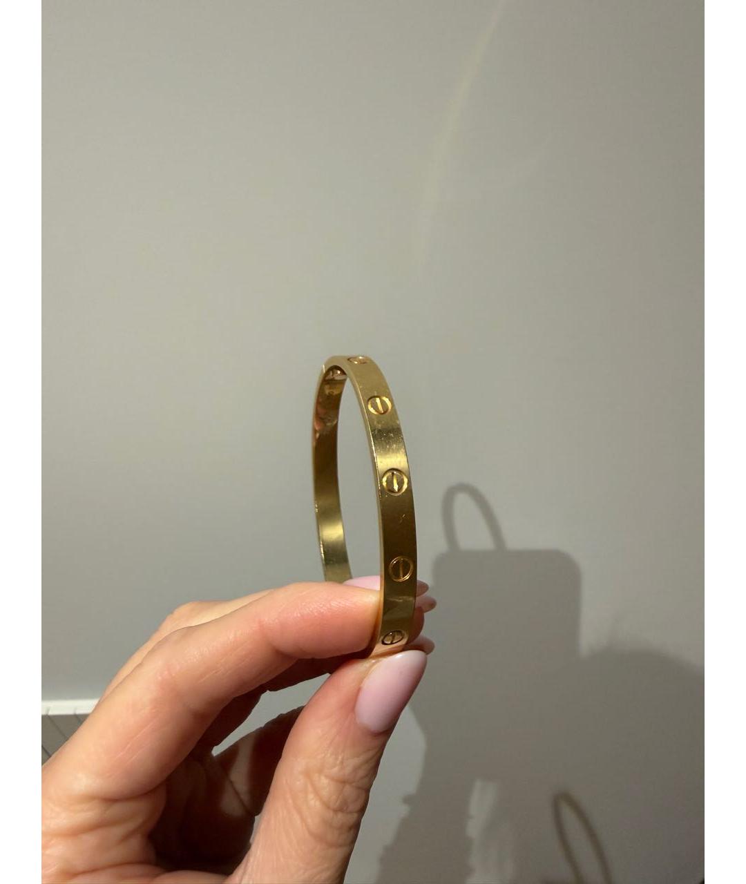 CARTIER Золотой браслет из желтого золота, фото 5