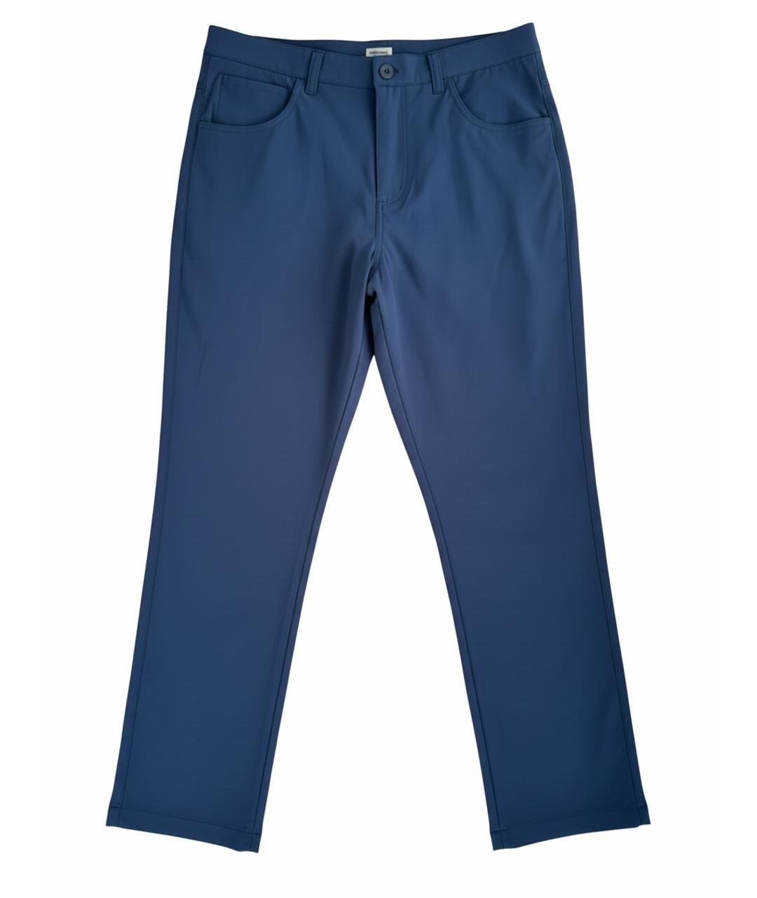 NEW BALANCE Темно-синие полиэстеровые повседневные брюки, фото 1