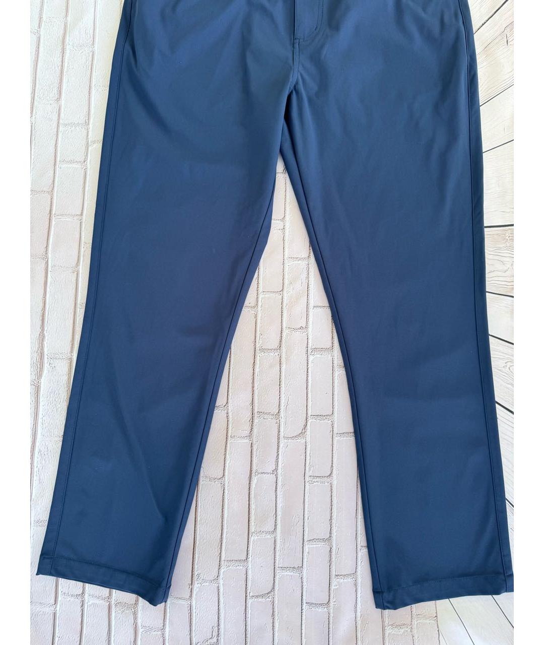 NEW BALANCE Темно-синие полиэстеровые повседневные брюки, фото 3
