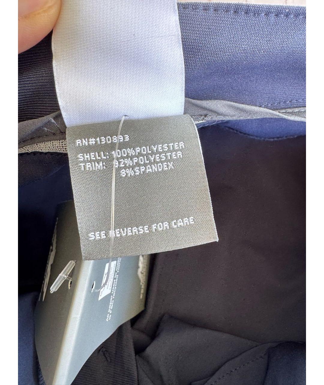 NEW BALANCE Темно-синие полиэстеровые повседневные брюки, фото 6
