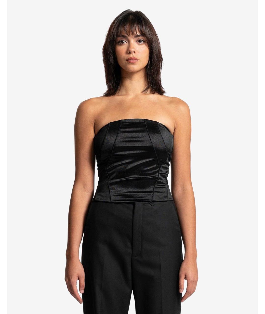 MM6 MAISON MARGIELA Черный корсет, фото 2