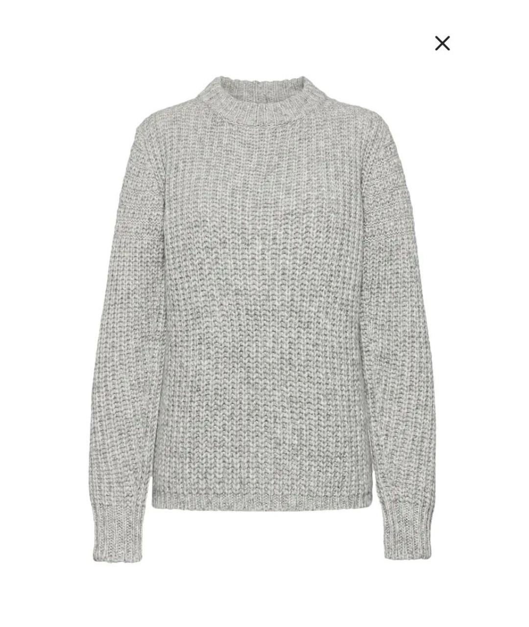 HUGO BOSS Серый шерстяной джемпер / свитер, фото 9