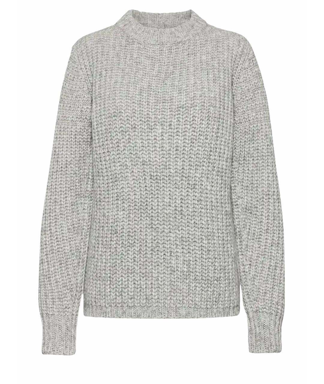 HUGO BOSS Серый шерстяной джемпер / свитер, фото 1