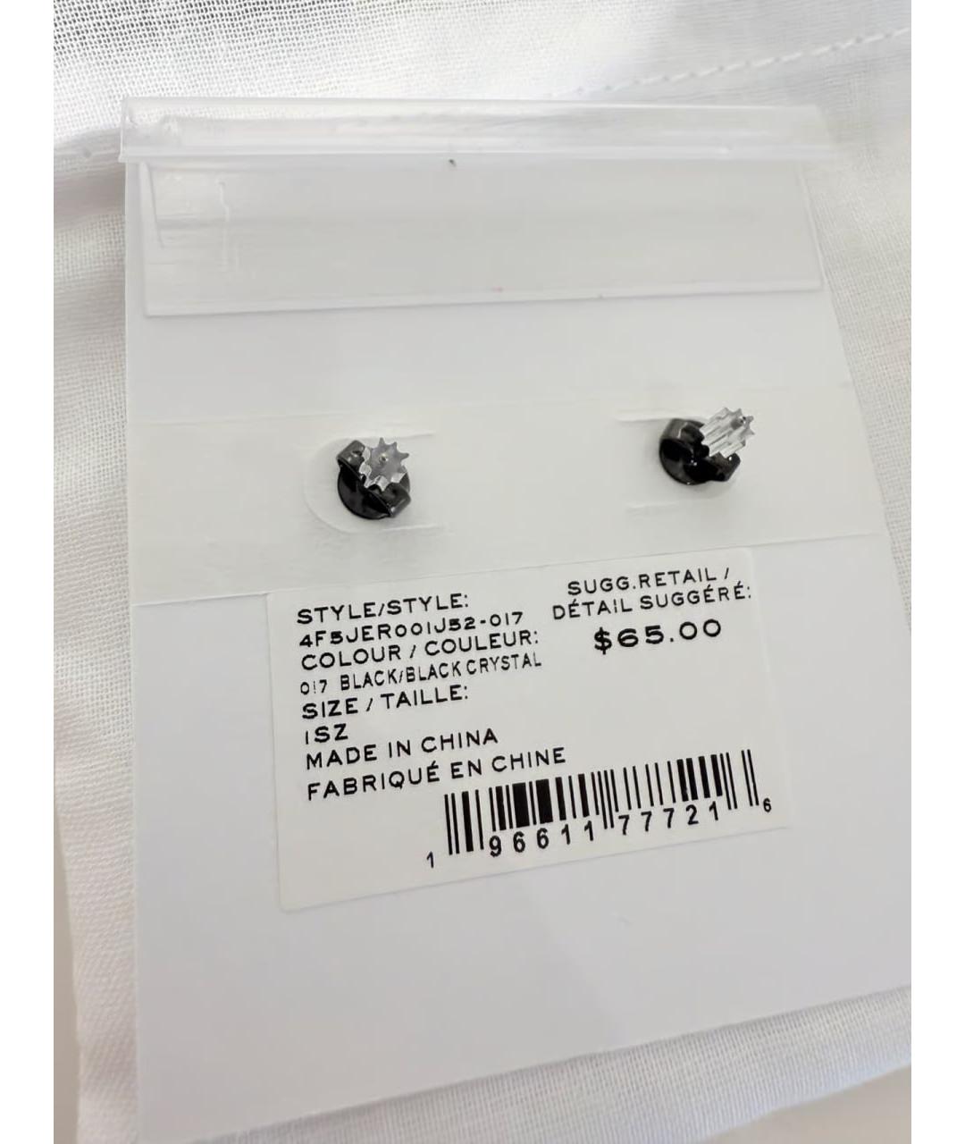 MARC JACOBS Черные серьги, фото 3