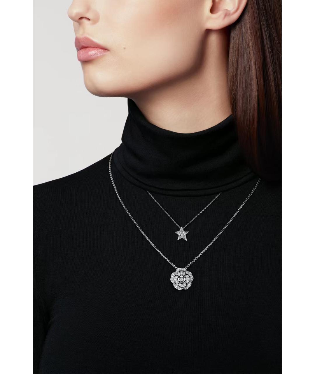 CHANEL Серебряная подвеска из белого золота, фото 4