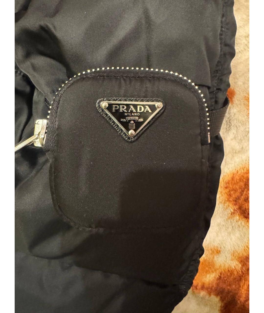 PRADA Черный пуховик, фото 4