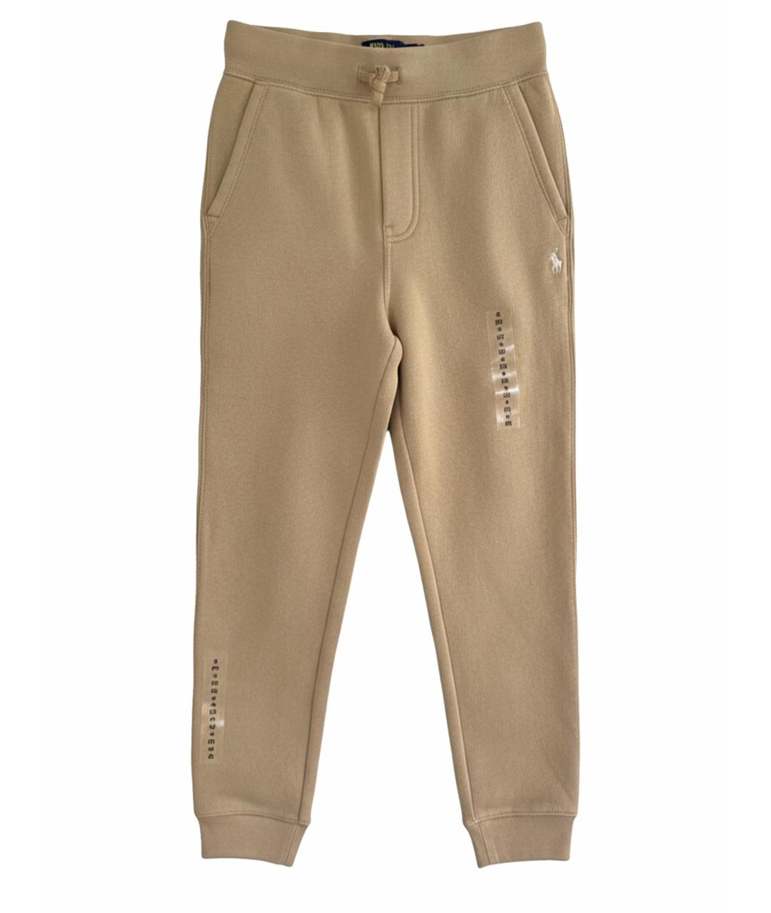 POLO RALPH LAUREN Бежевые хлопковые брюки и шорты, фото 9