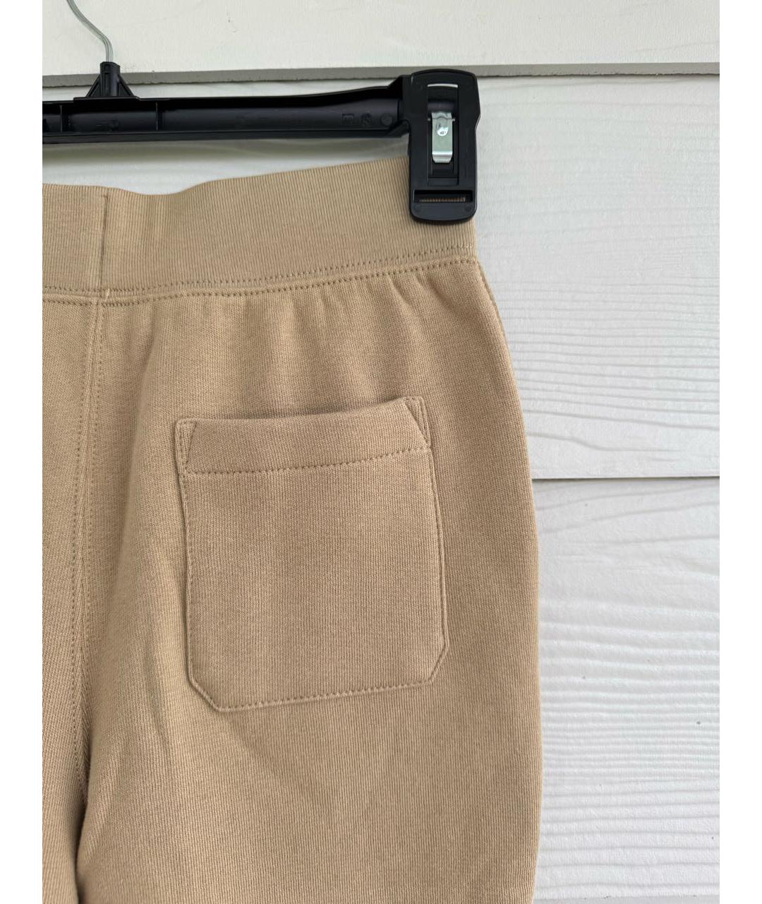 POLO RALPH LAUREN Бежевые хлопковые брюки и шорты, фото 8