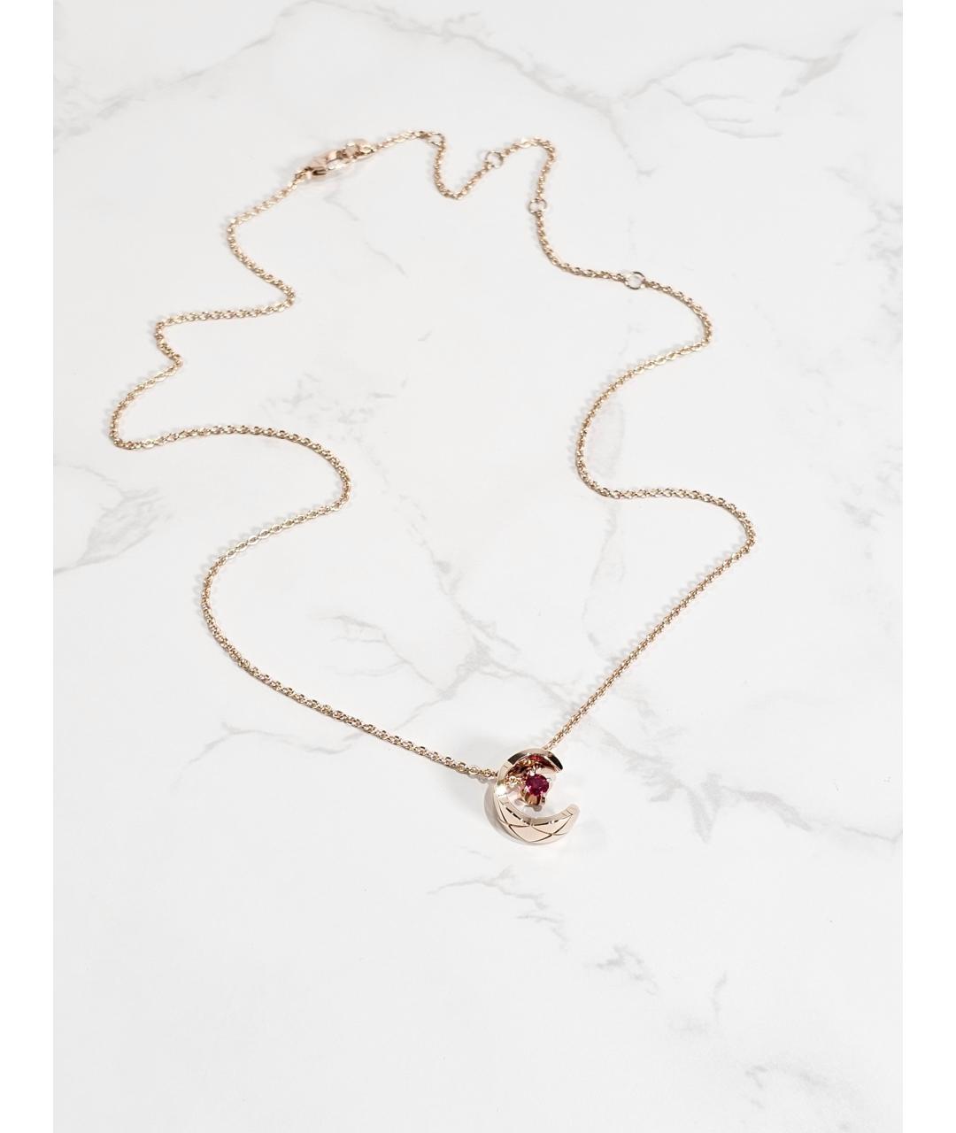 CHANEL Золотое колье из розового золота, фото 5