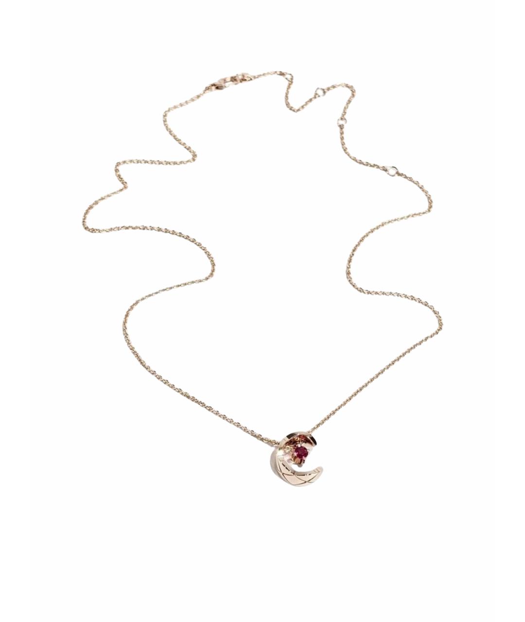 CHANEL Золотое колье из розового золота, фото 1