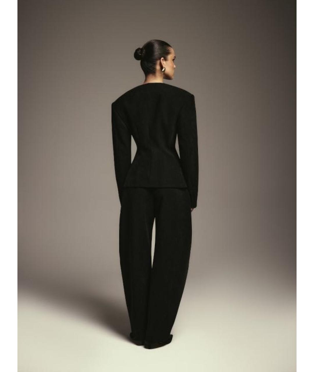 AUTENTIMENTS Черные брюки широкие, фото 4