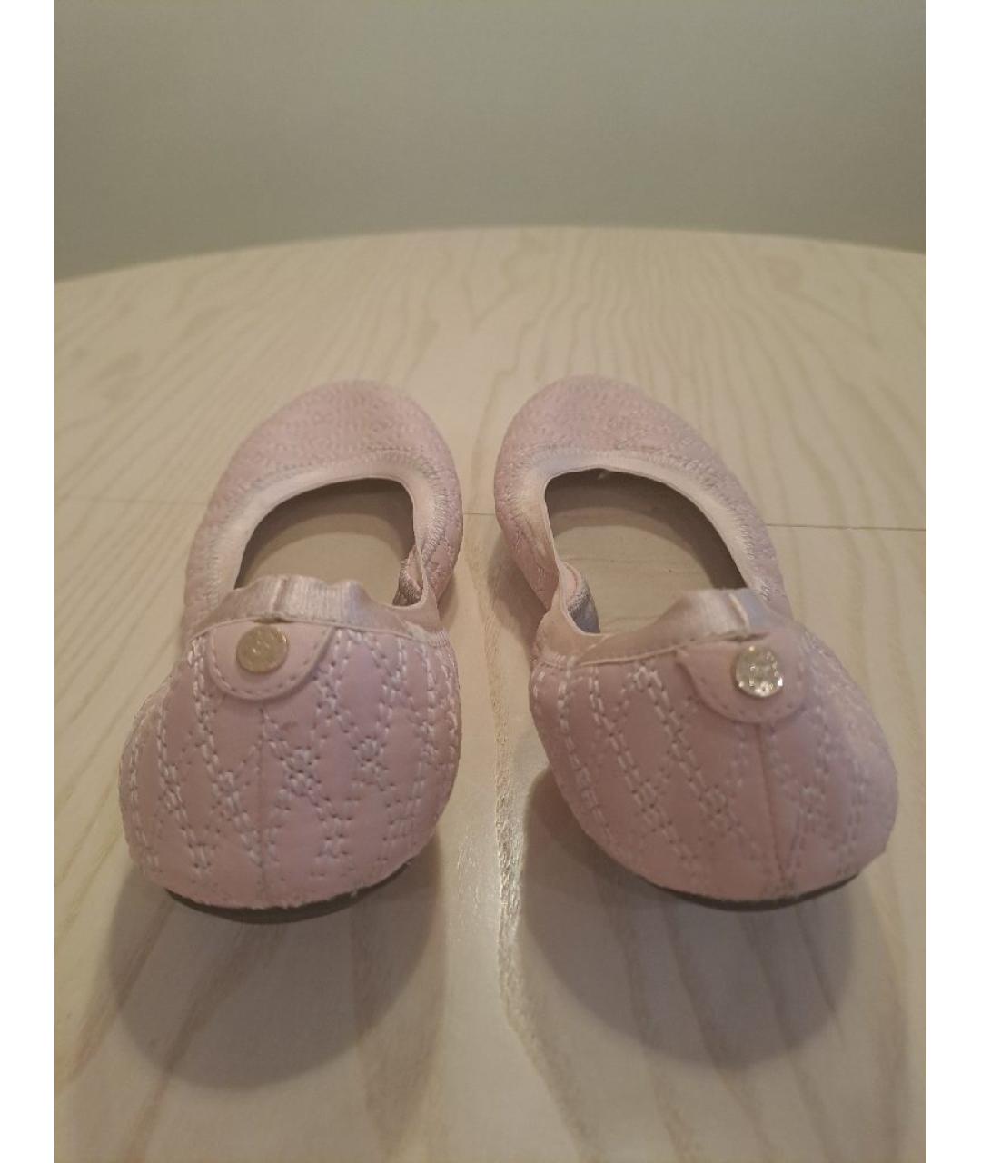 DKNY Розовые кожаные балетки, фото 4