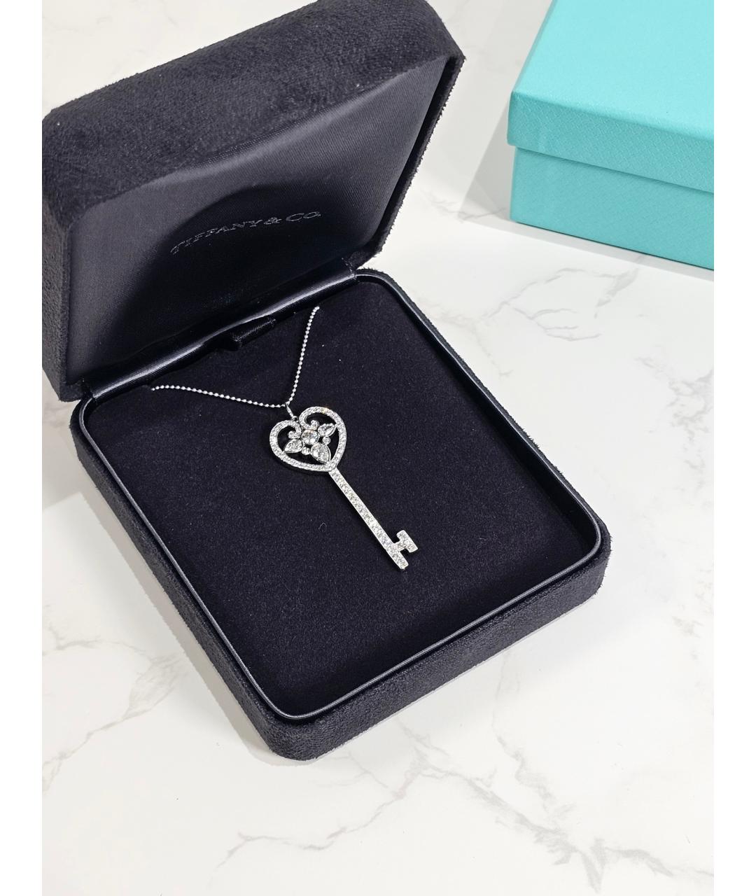 TIFFANY&CO Серебряное колье из белого золота, фото 3