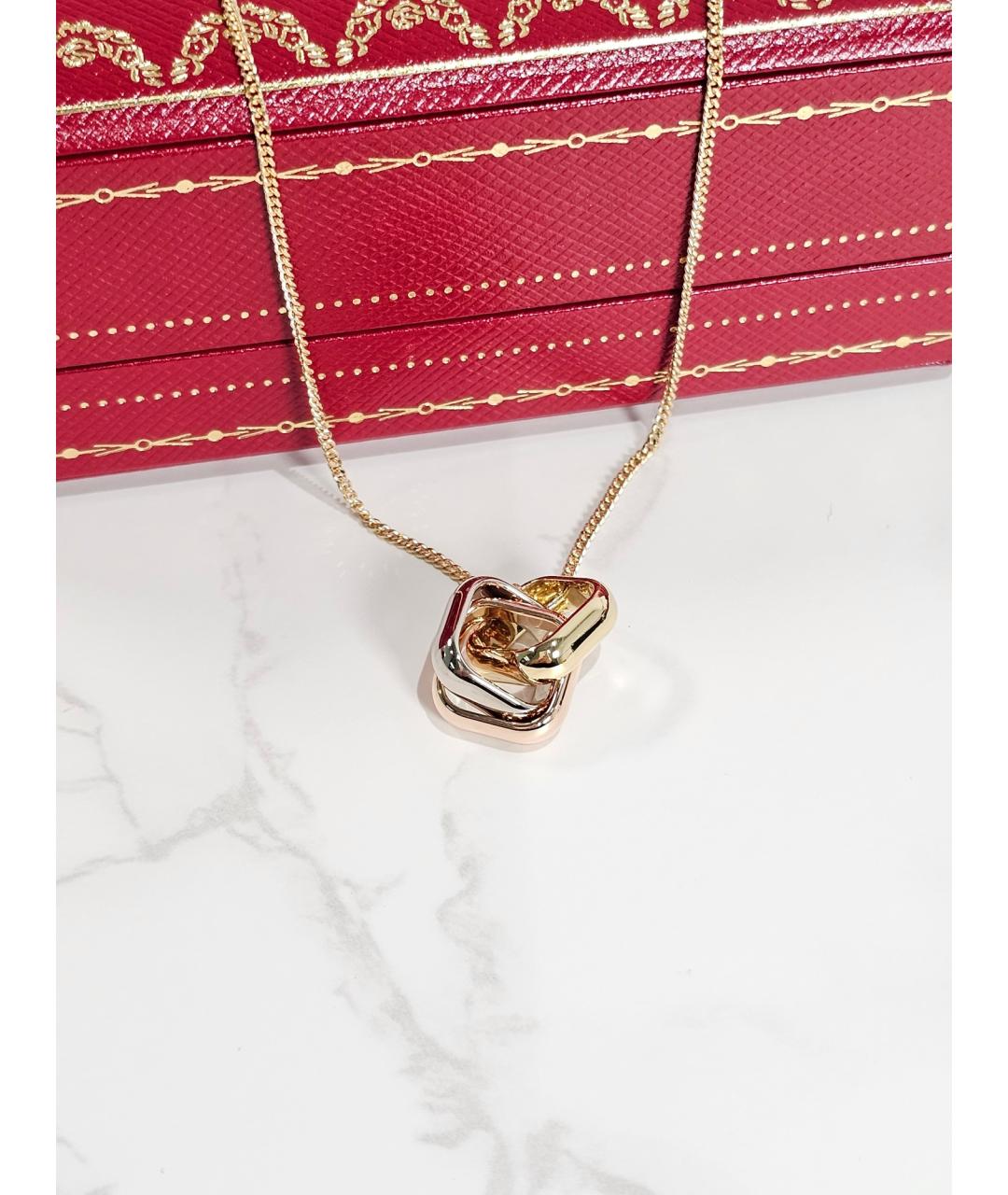 CARTIER Золотое колье из белого золота, фото 2