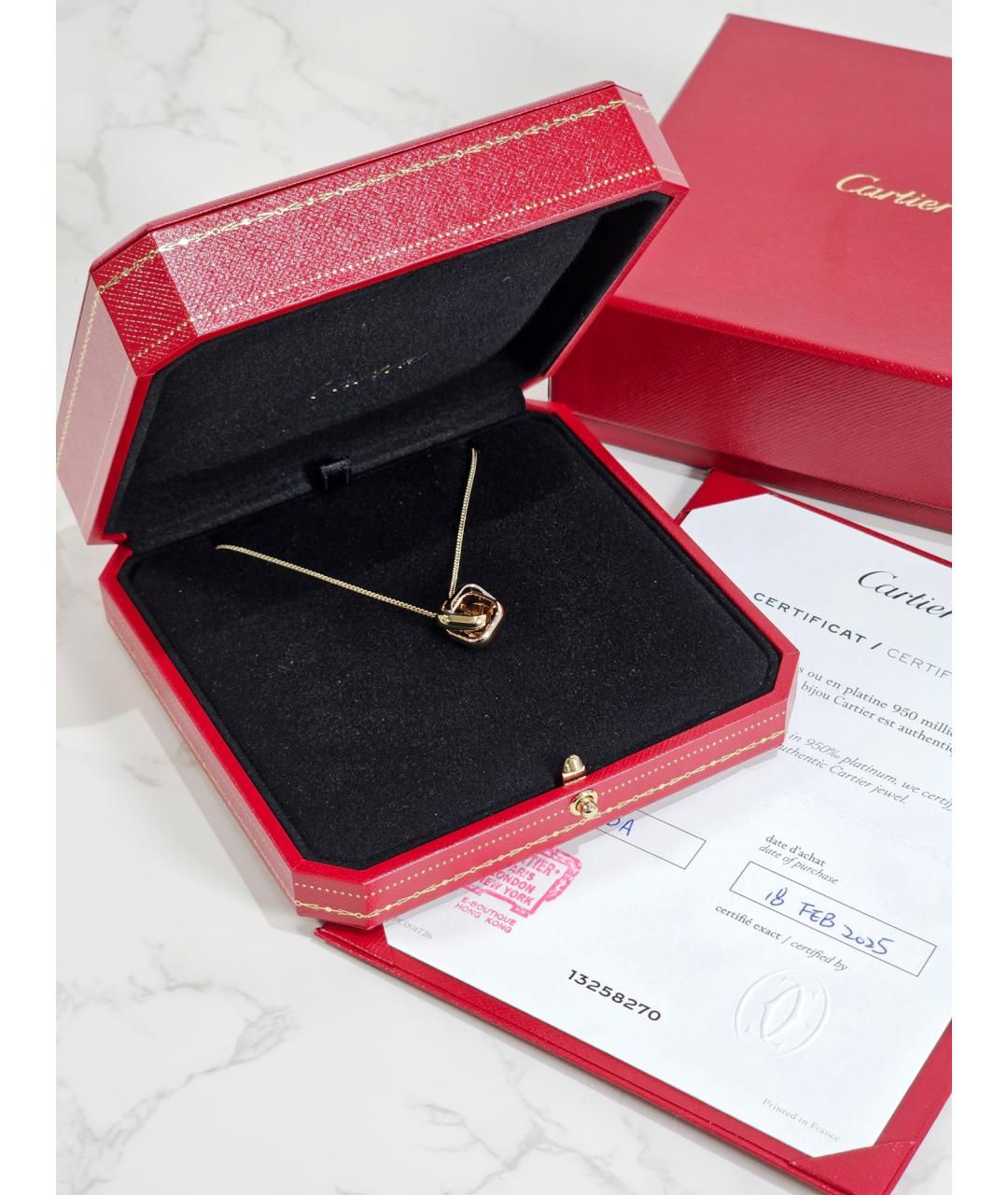 CARTIER Золотое колье из белого золота, фото 4