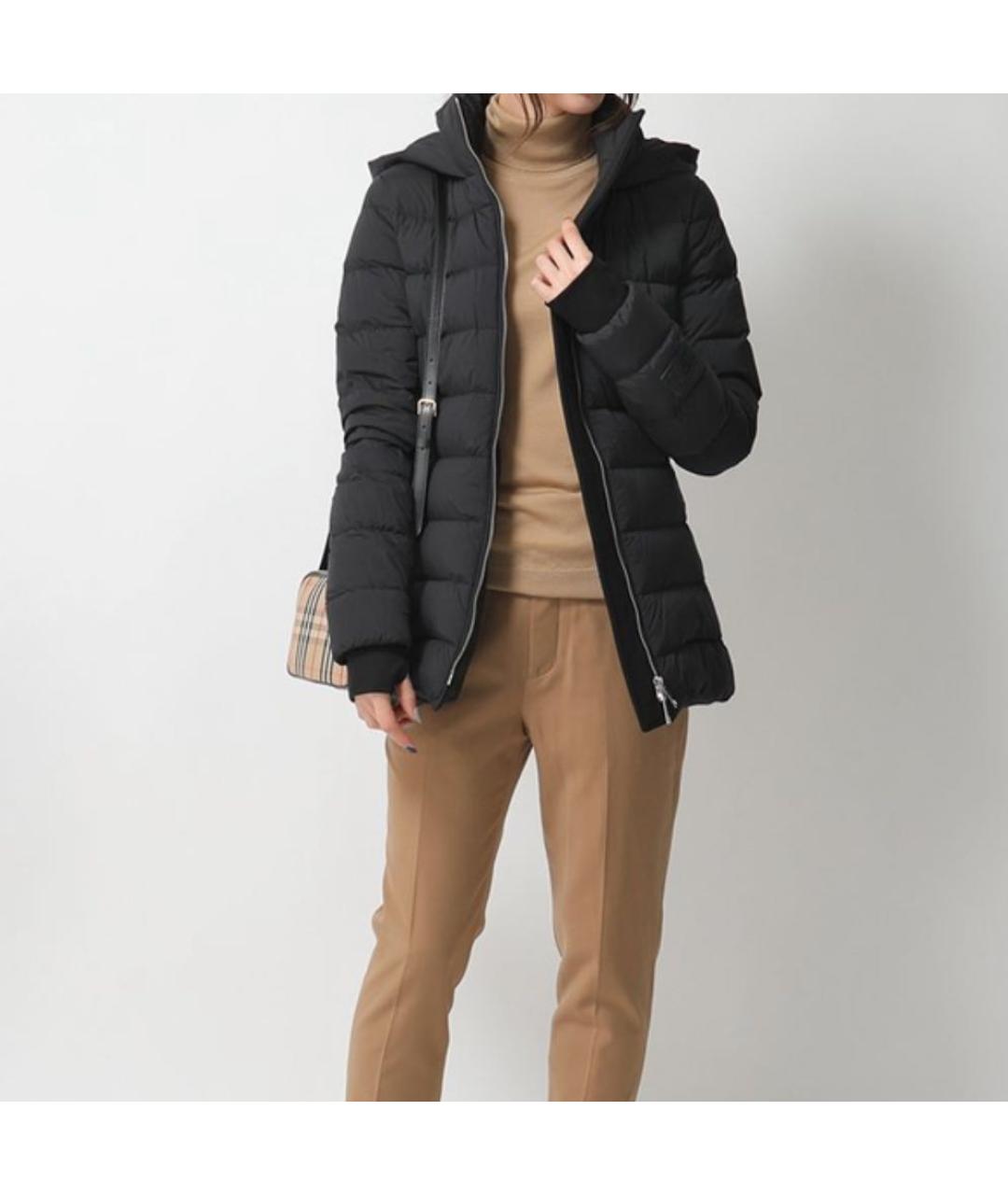 BURBERRY Черный пуховик, фото 3