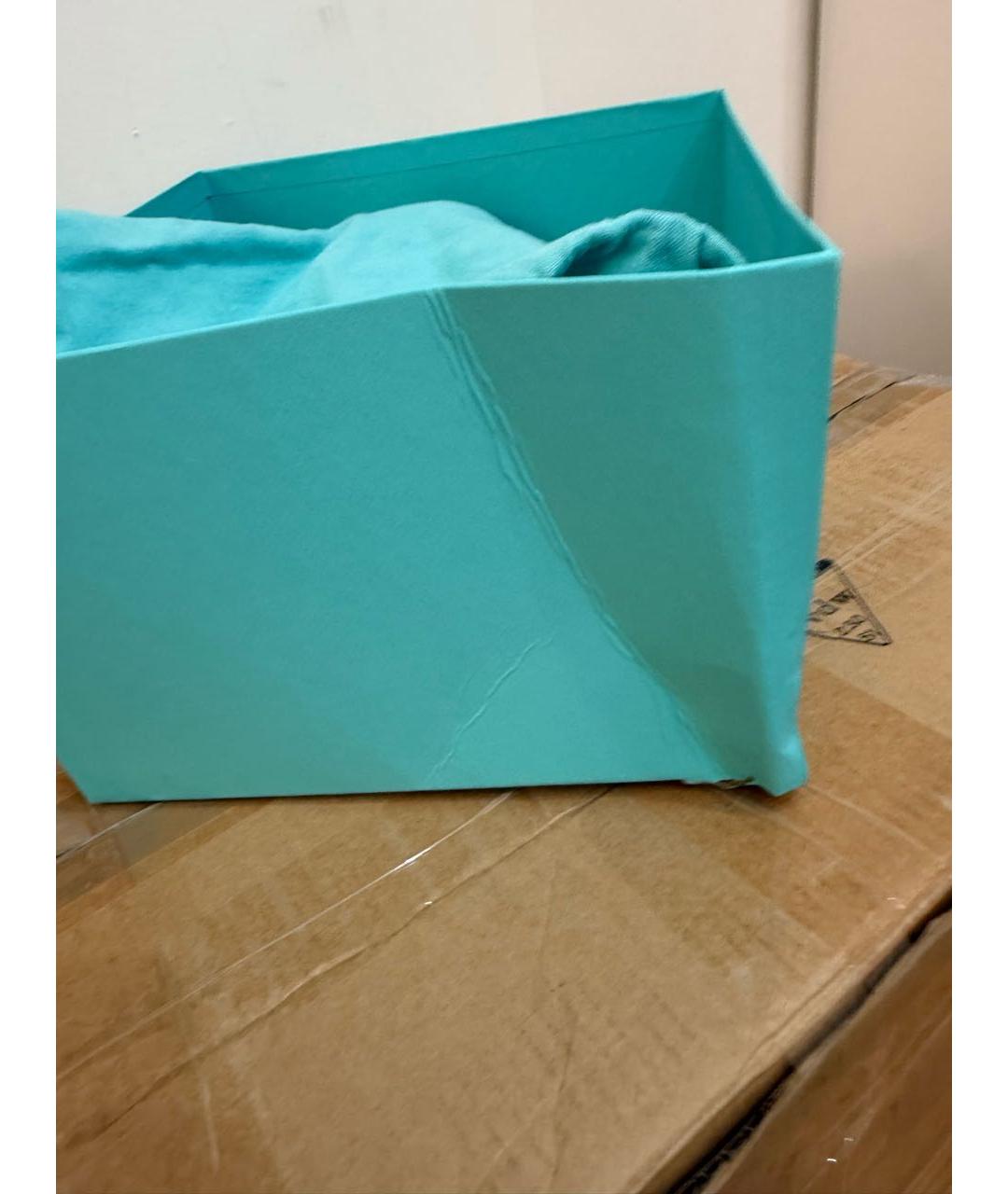 TIFFANY&CO Бордовая кожаная сумка с короткими ручками, фото 6