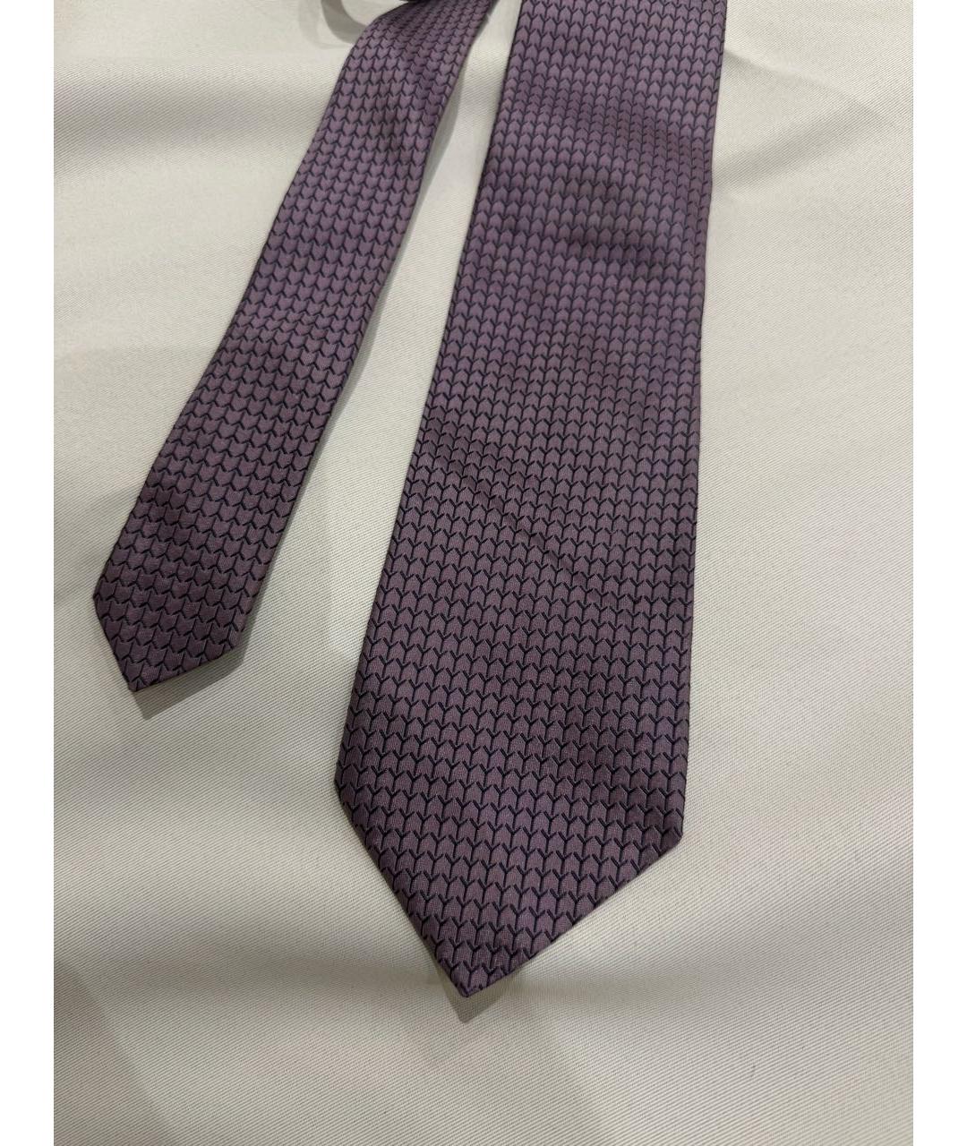 YVES SAINT LAURENT BEAUTY Фиолетовый шелковый галстук, фото 2