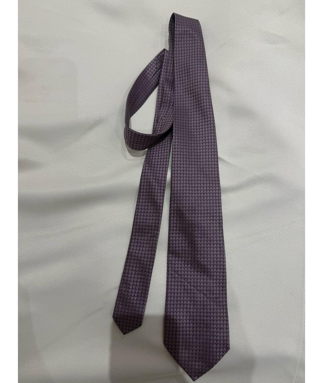 YVES SAINT LAURENT BEAUTY Фиолетовый шелковый галстук, фото 5