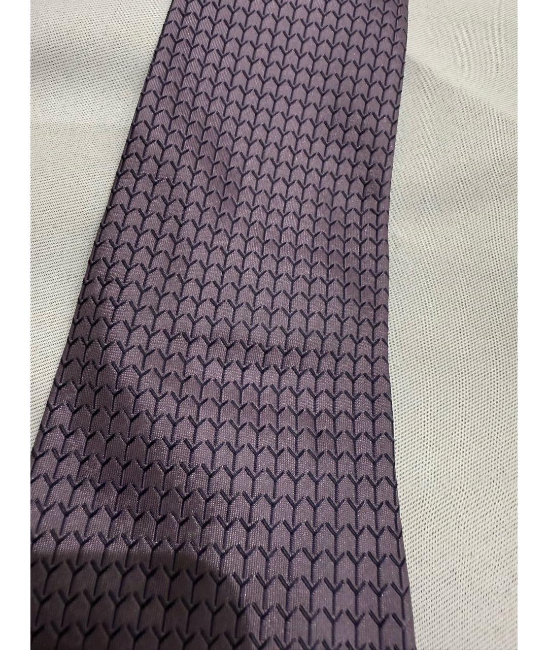 YVES SAINT LAURENT BEAUTY Фиолетовый шелковый галстук, фото 4