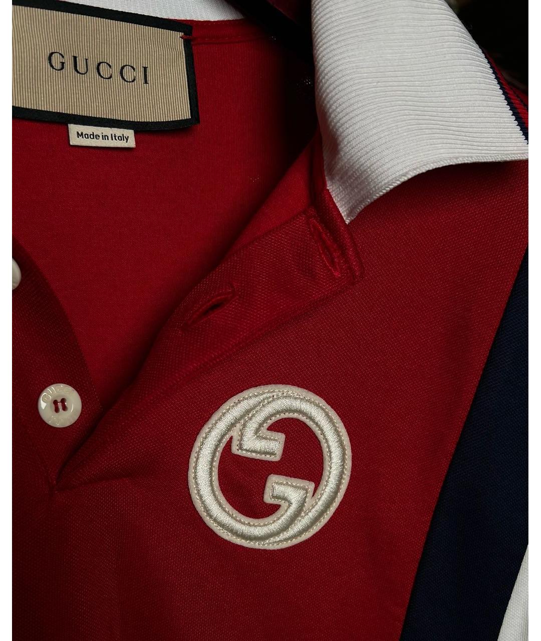 GUCCI Мульти хлопковое платье, фото 4