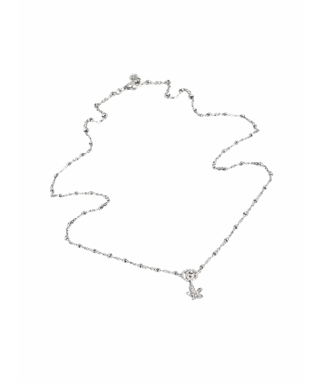 GUCCI Серебряное колье из белого золота, фото 1