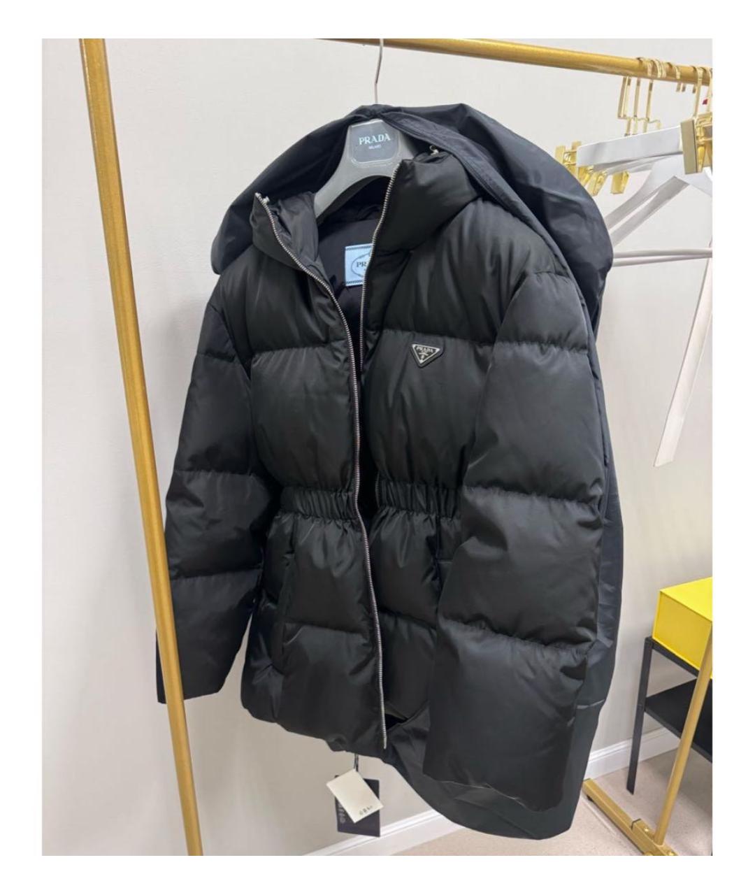 PRADA Черный пуховик, фото 2