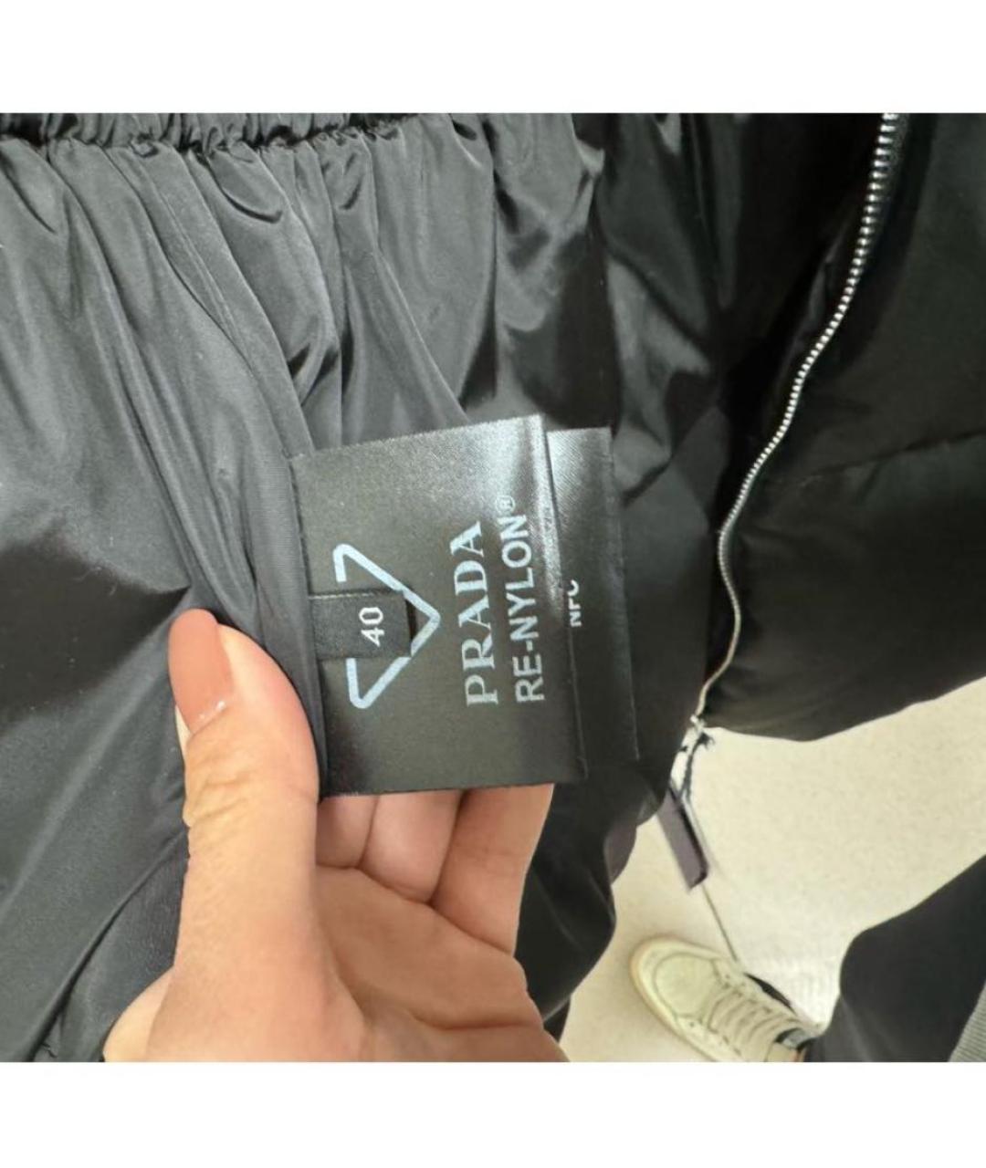 PRADA Черный пуховик, фото 5