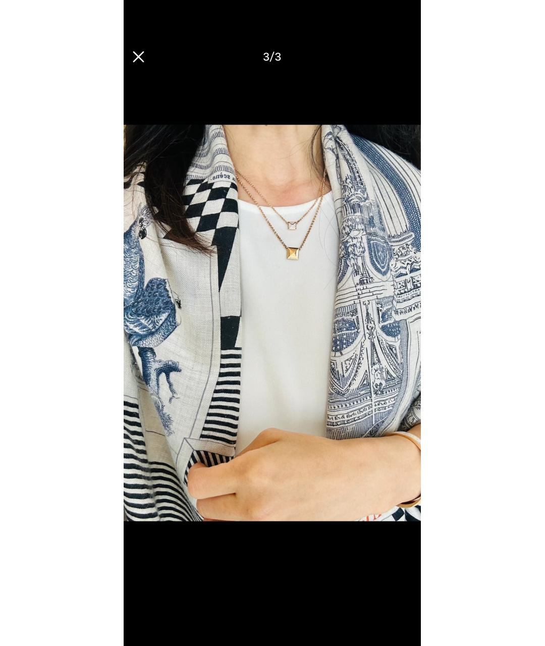 HERMES Золотое колье из розового золота, фото 7