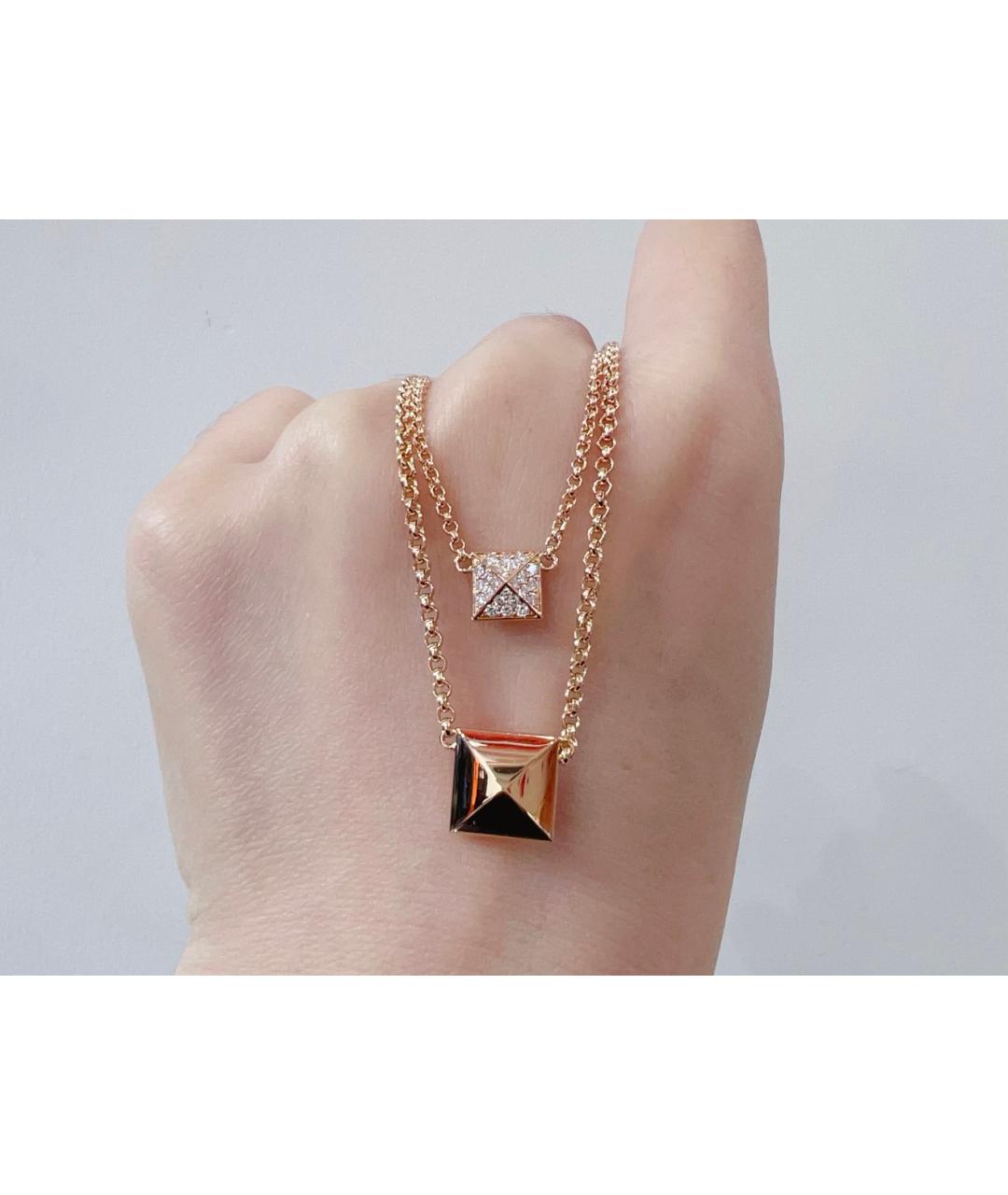 HERMES Золотое колье из розового золота, фото 2