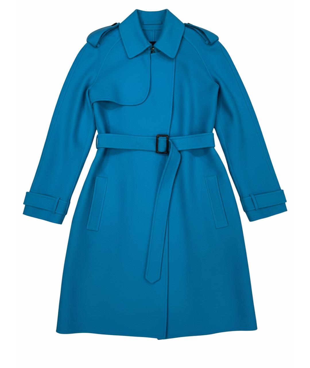 BOTTEGA VENETA Бирюзовое кашемировое пальто, фото 1
