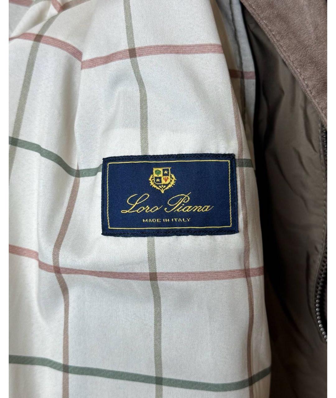 LORO PIANA Коричневая куртка, фото 5