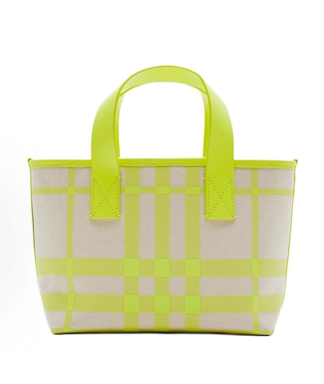 BURBERRY Желтая сумка тоут, фото 8