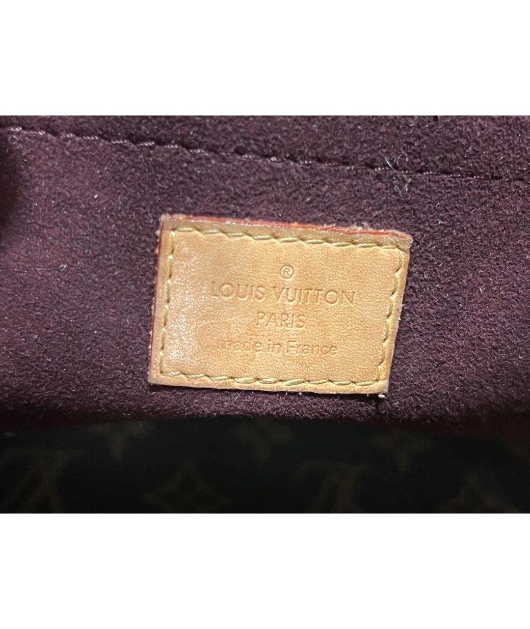 LOUIS VUITTON Коричневая сумка с короткими ручками, фото 4