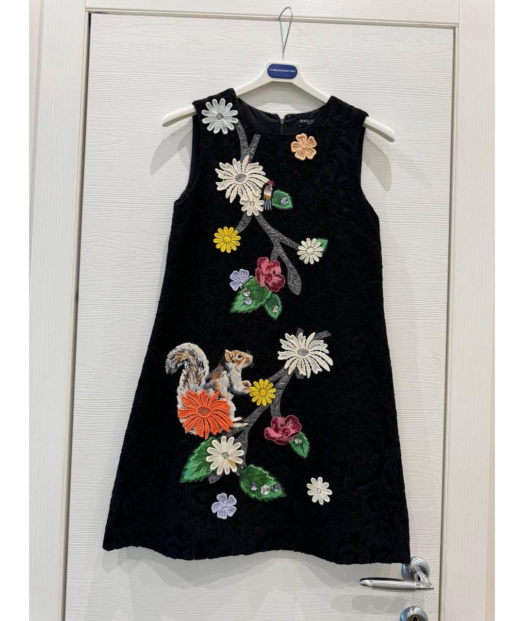 DOLCE&GABBANA Черное вечернее платье, фото 3