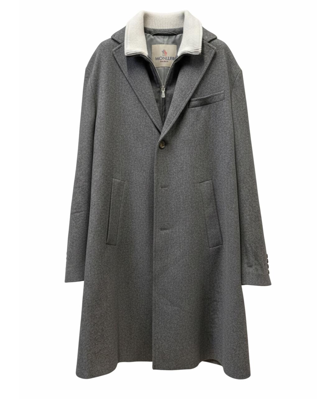 ELEVENTY Антрацитовое шерстяное пальто, фото 1