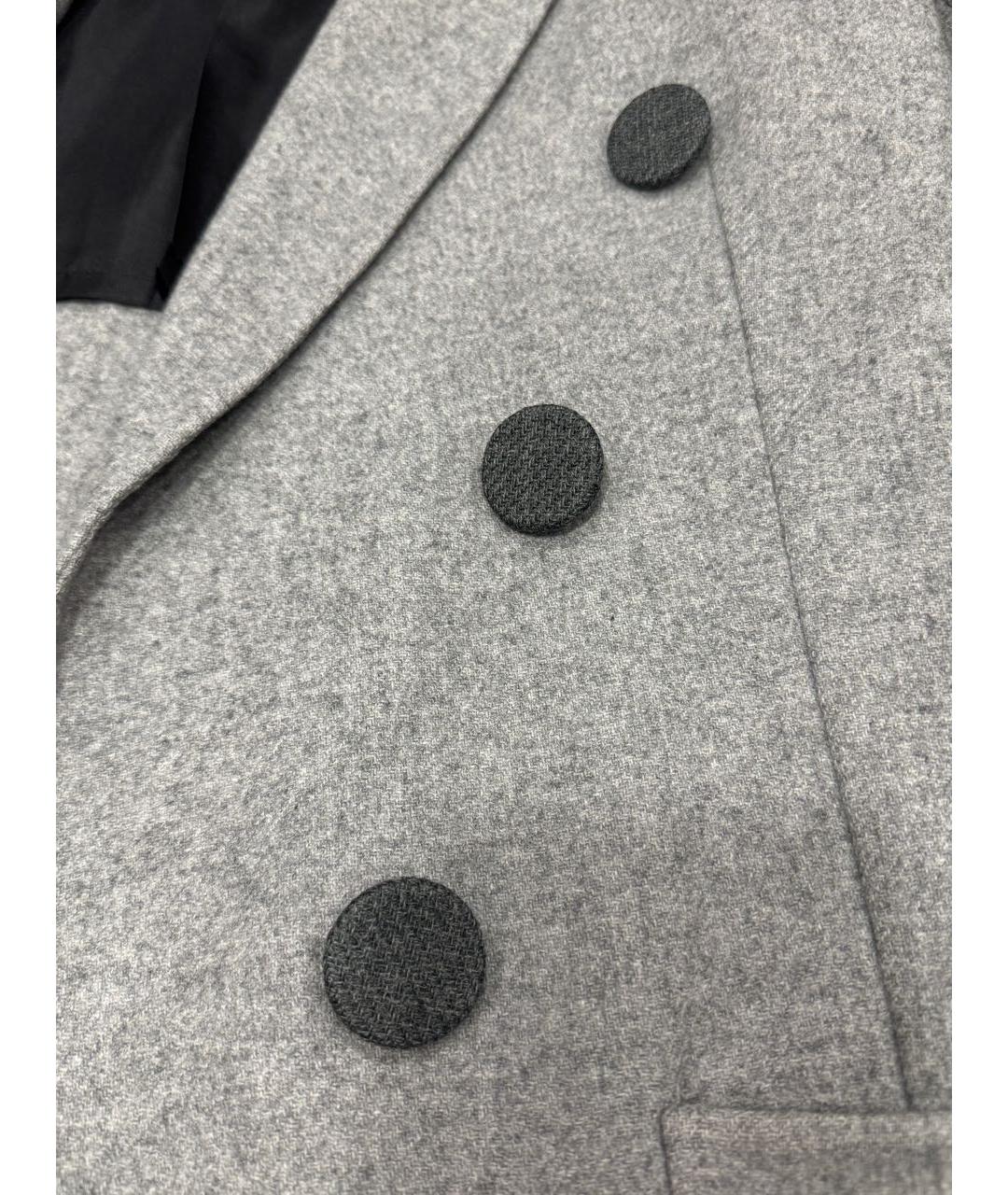 CELINE Серое кашемировое пальто, фото 4