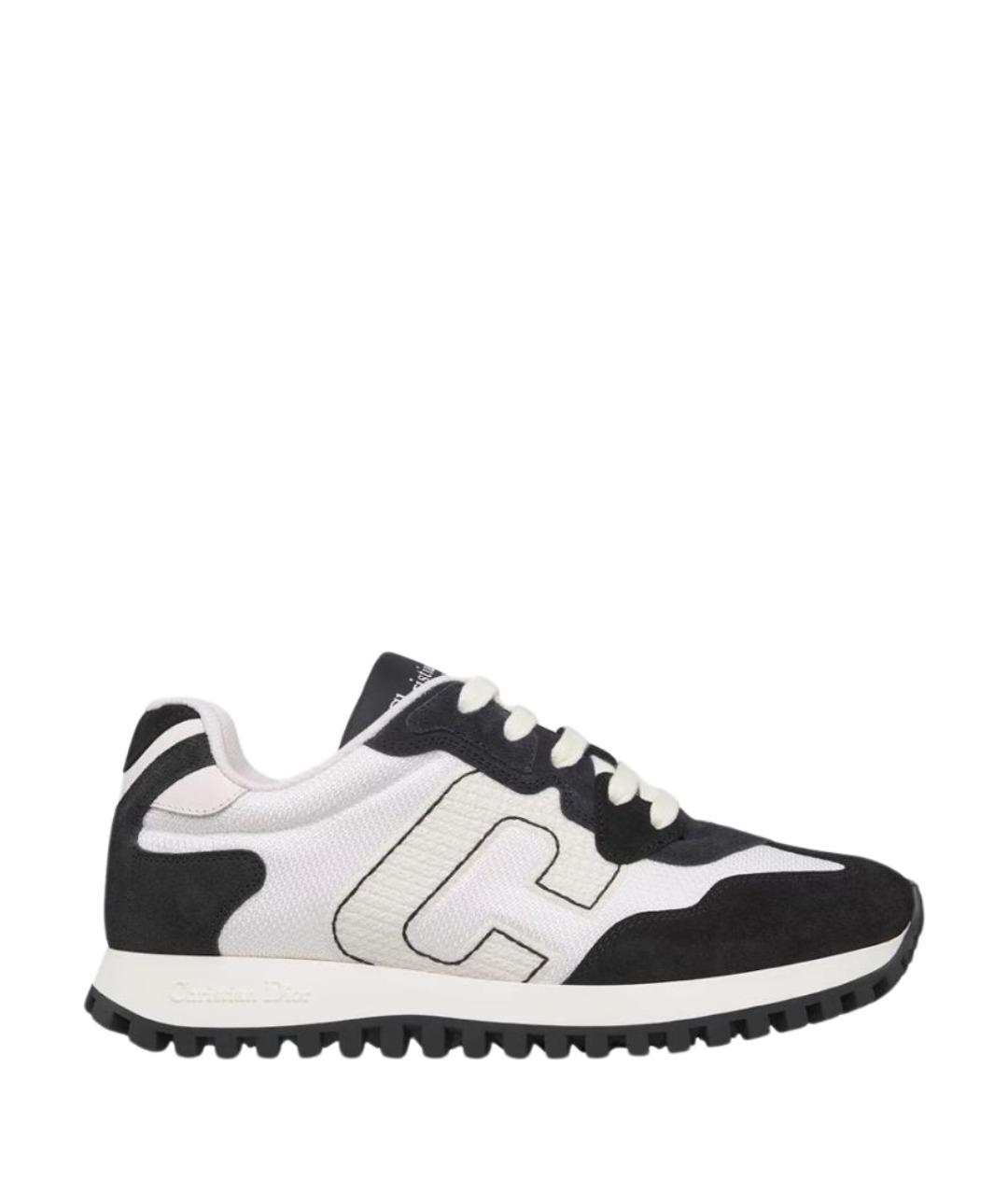 CHRISTIAN DIOR Черные текстильные кроссовки, фото 1