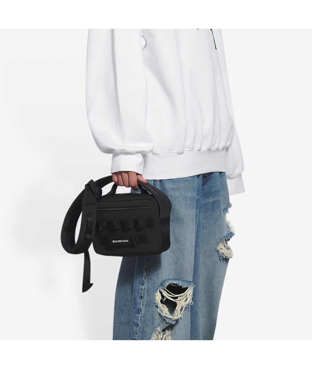 BALENCIAGA Черная сумка на плечо, фото 6