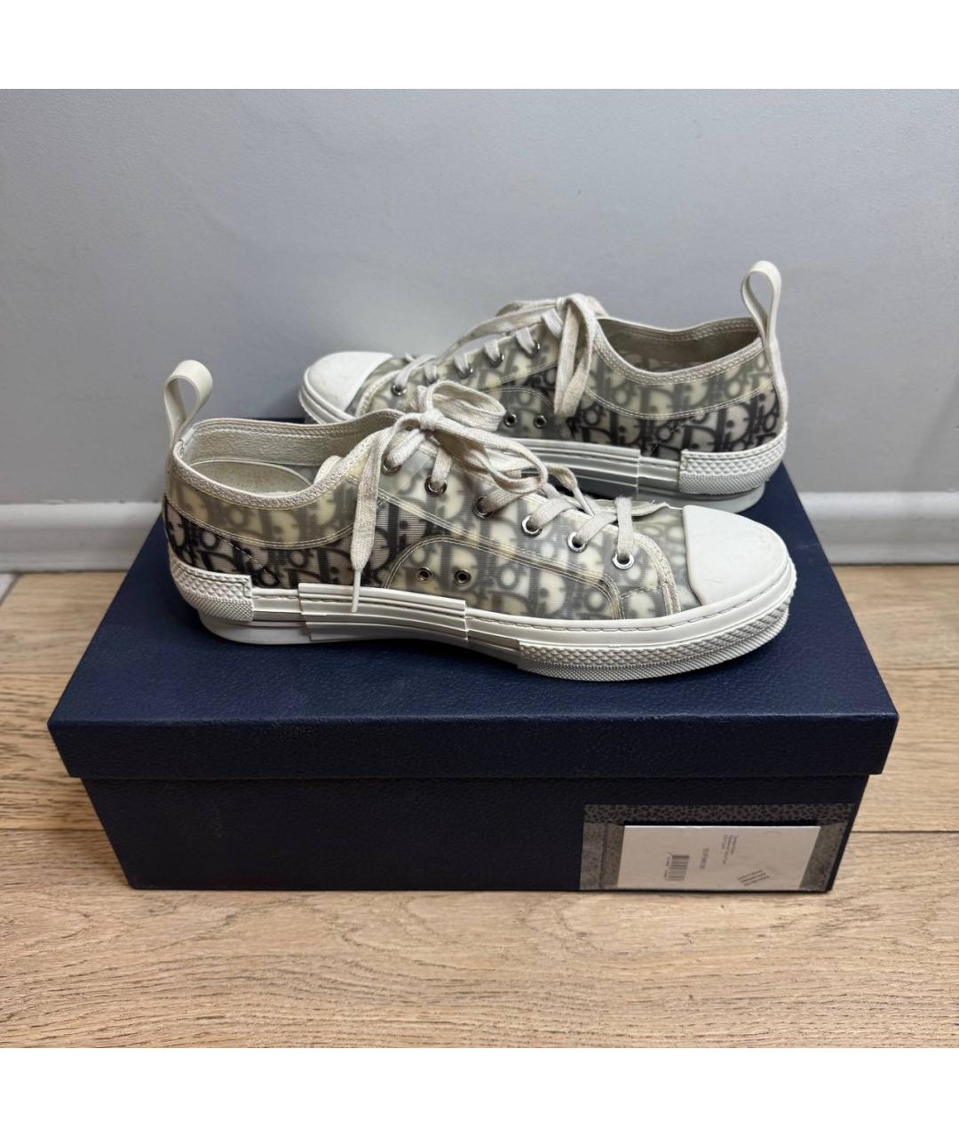 CHRISTIAN DIOR Белые низкие кроссовки / кеды, фото 5