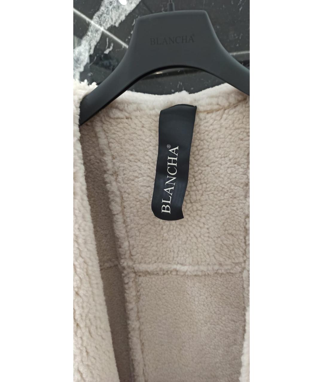 BLANCHA Коричневая замшевая дубленка, фото 5