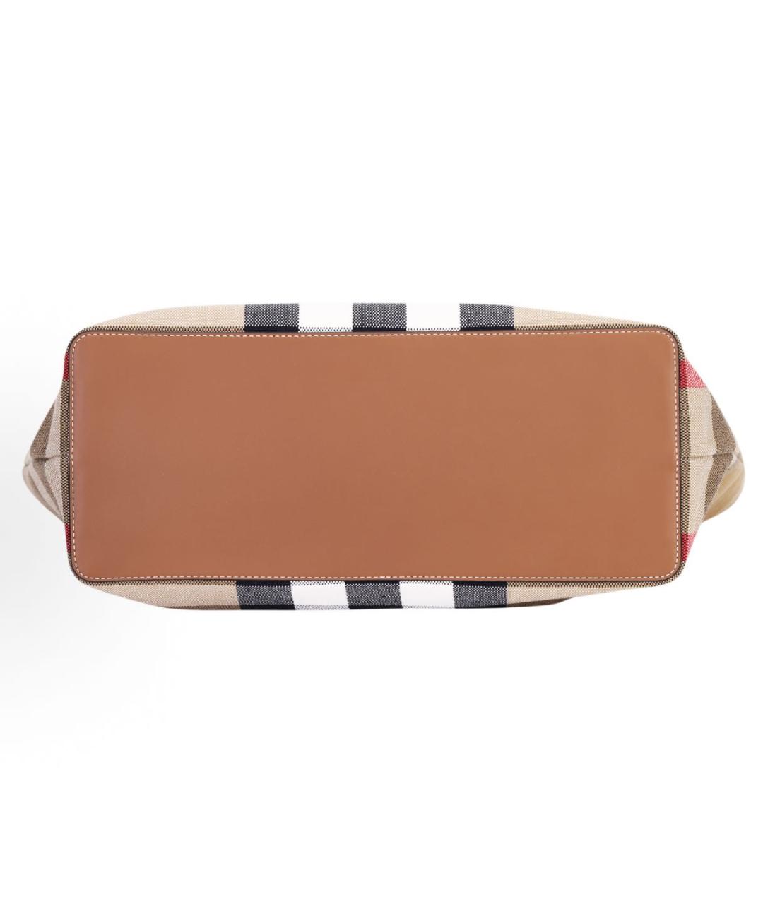 BURBERRY Бежевая сумка тоут, фото 5