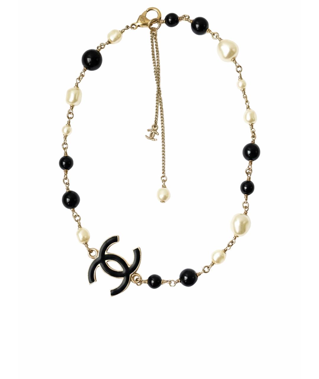 CHANEL Белое жемчужное колье, фото 1