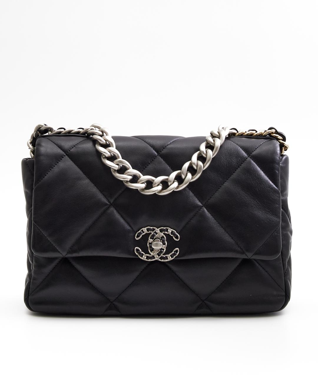CHANEL Черная кожаная сумка через плечо, фото 1