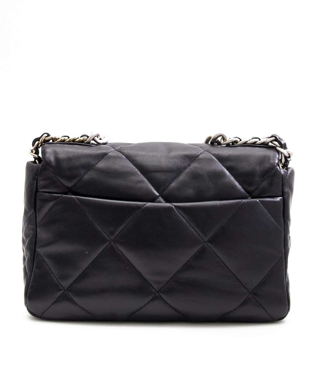CHANEL Черная кожаная сумка через плечо, фото 2