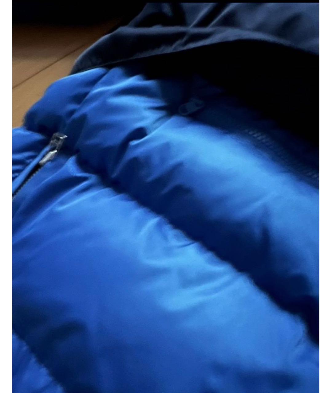 TORY BURCH Синий полиэстеровый пуховик, фото 7