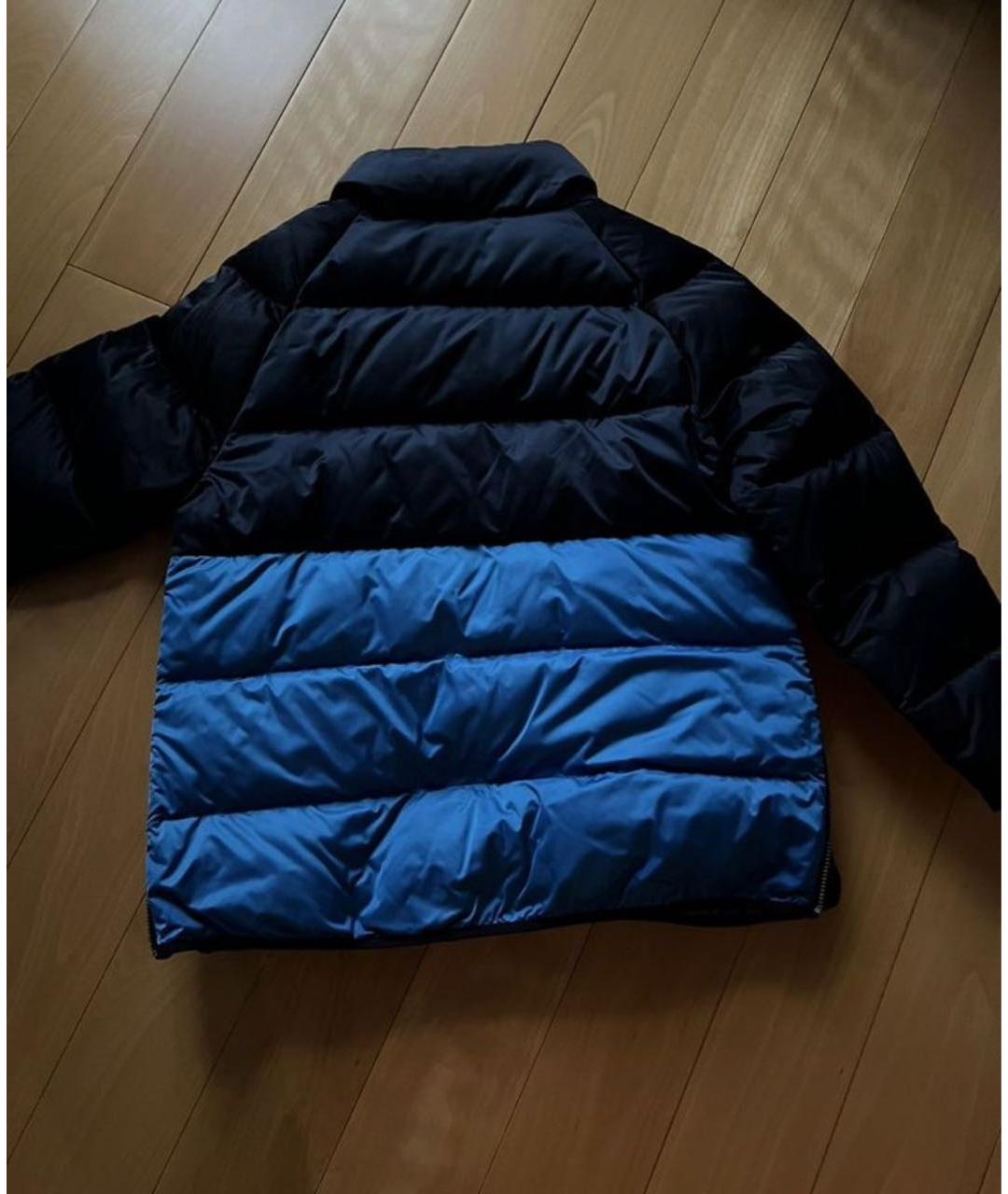 TORY BURCH Синий полиэстеровый пуховик, фото 2
