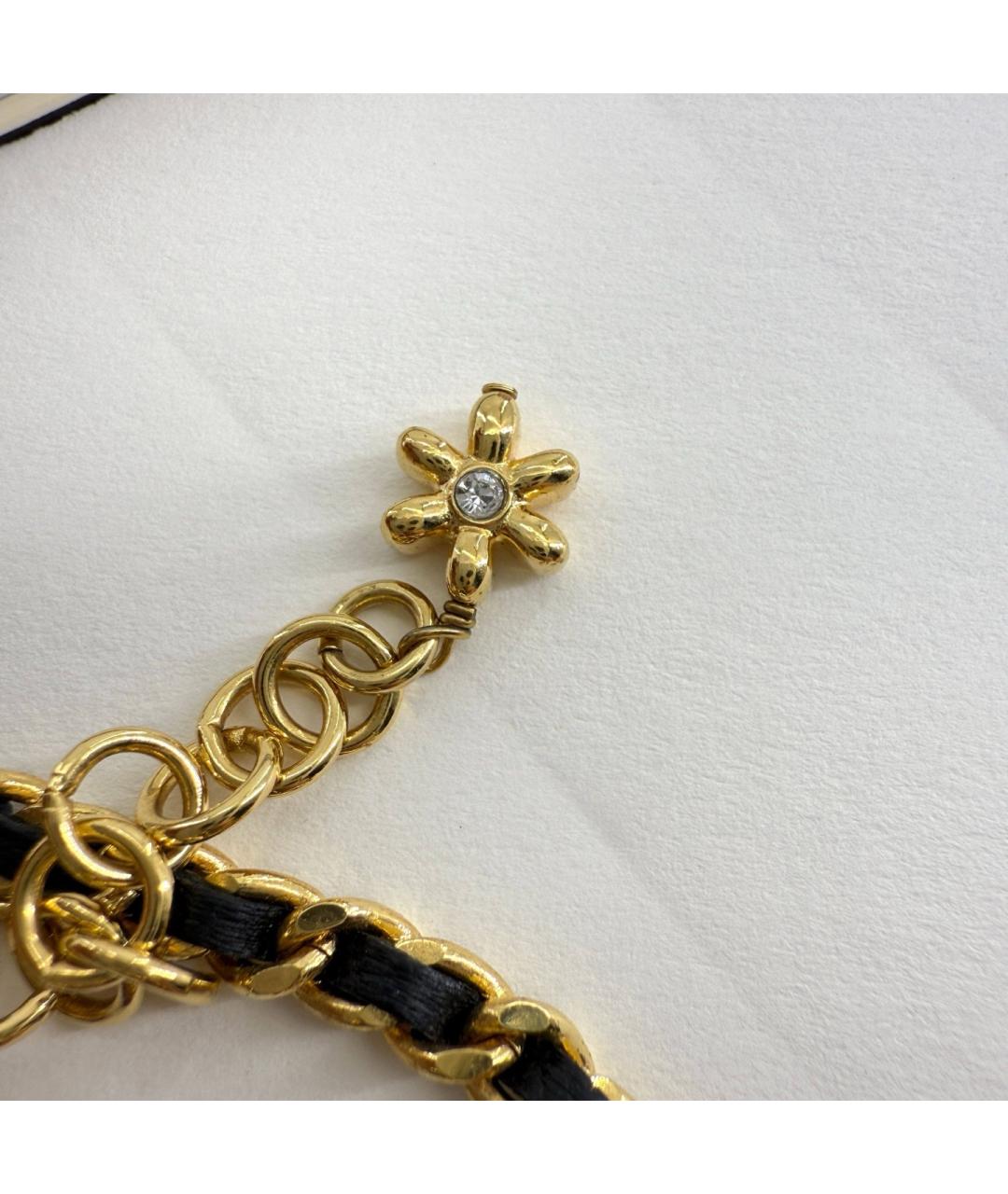 CHANEL Золотое металлическое колье, фото 6